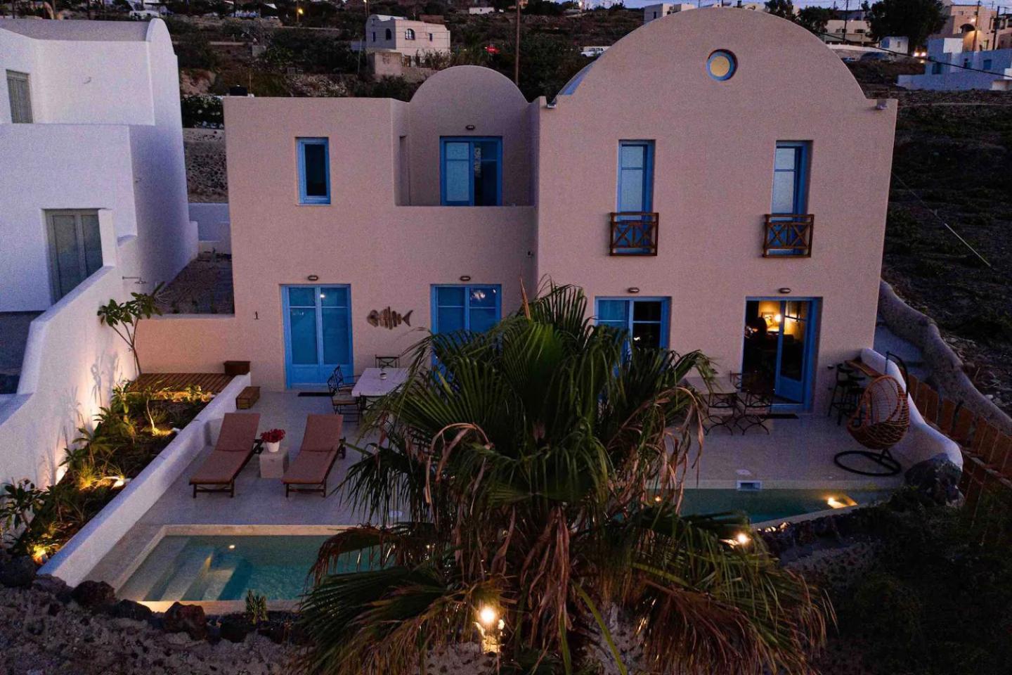 Pink Freud Villas Santorini イア エクステリア 写真